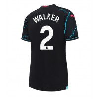 Manchester City Kyle Walker #2 Tredje Tröja Kvinnor 2023-24 Korta ärmar